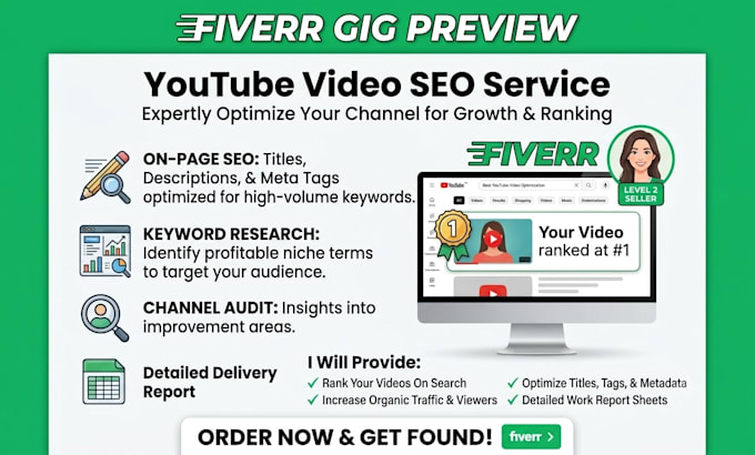 do youtube video SEO, keyword research, and optimization