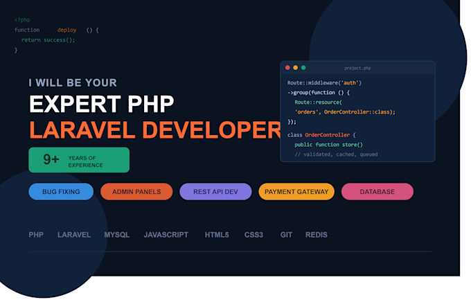 build a PHP laravel web application