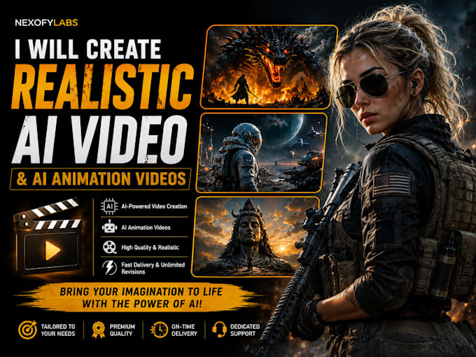 create realistic ai video and ai animation videos