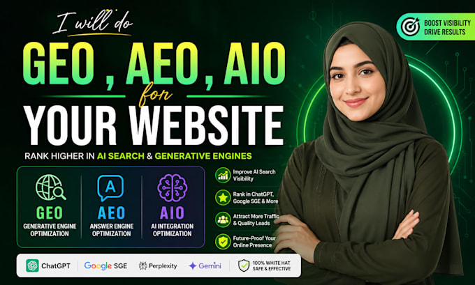 do generative engine optimization, GEO ,aeo, aio for your website