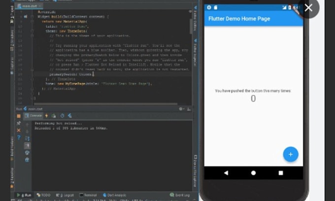 do mobile app development android ios app, building mobile app flutter developer