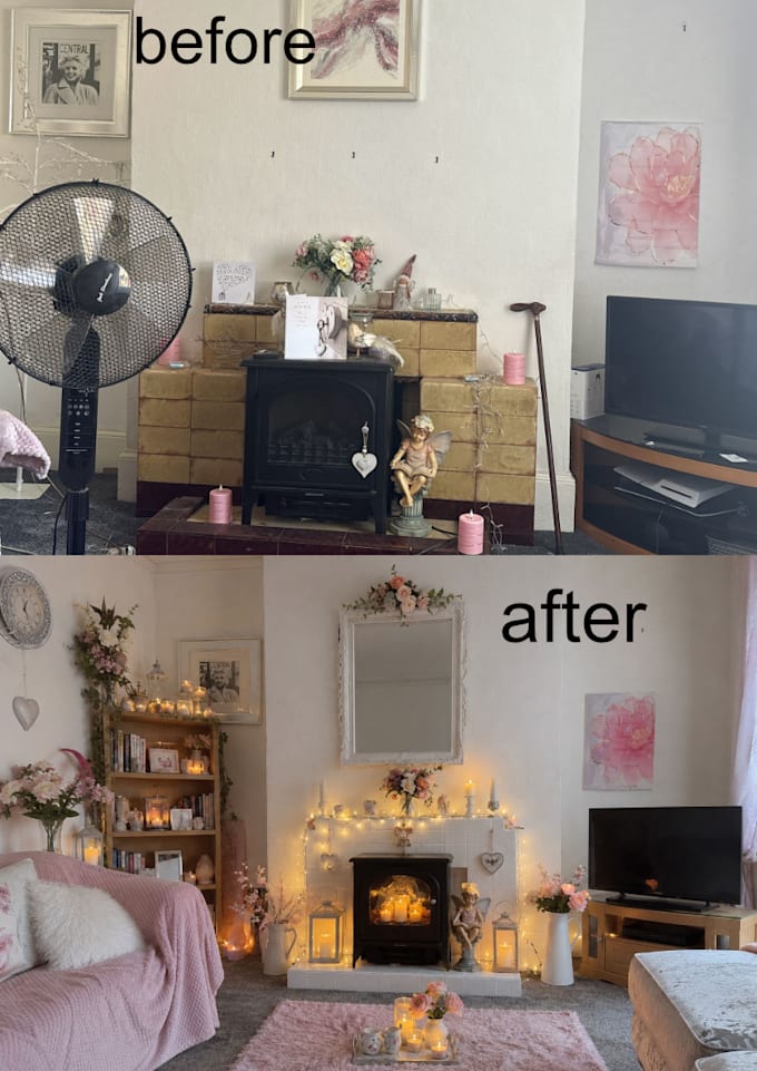 design a realistic ai interior room makeover transformation