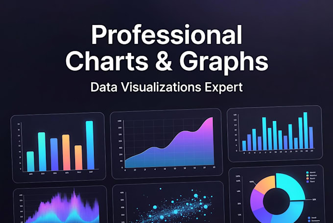 create professional charts, graphs, plots and data visualizations