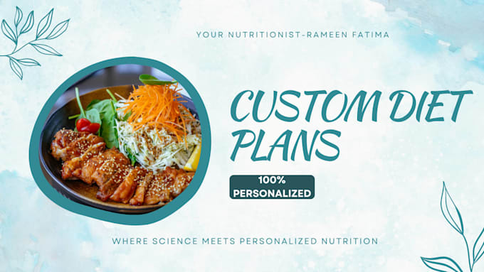 create personalized meal plans for healthy living
