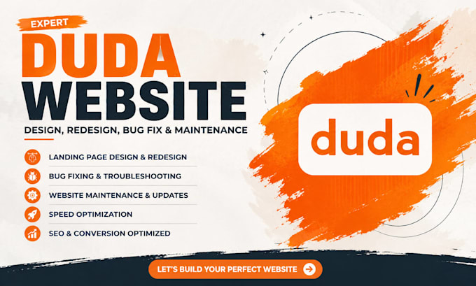 do duda website landing page design redesign duda bug fix and maintenance