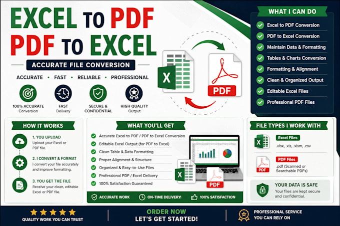 convert  PDF to excel and data formatting