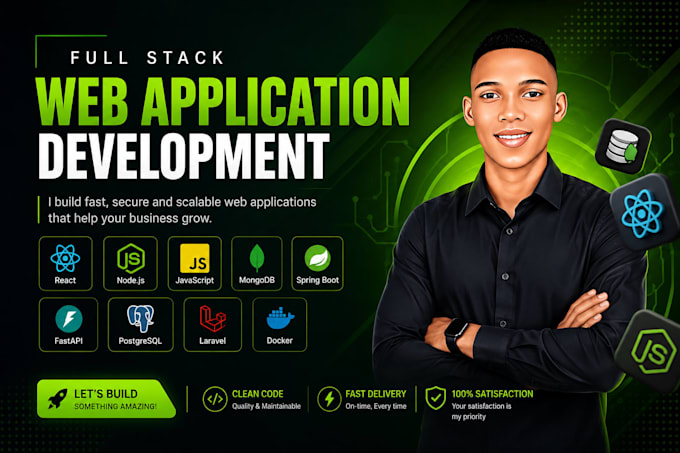 build custom website development full stack developer