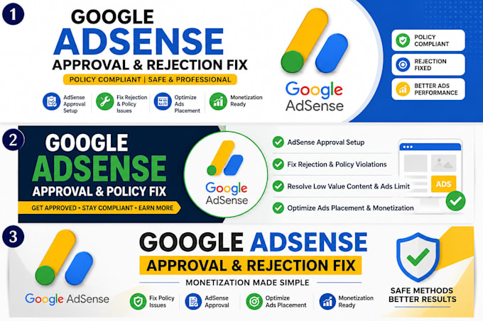get google adsense approval and fix adsense website rejection