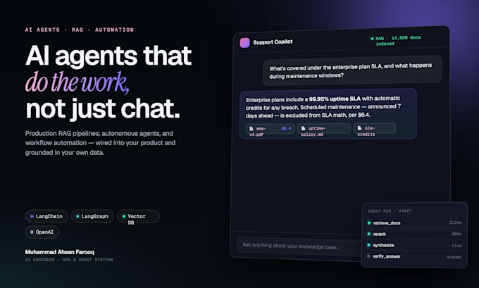ai agents, rag chatbots, and workflow automation