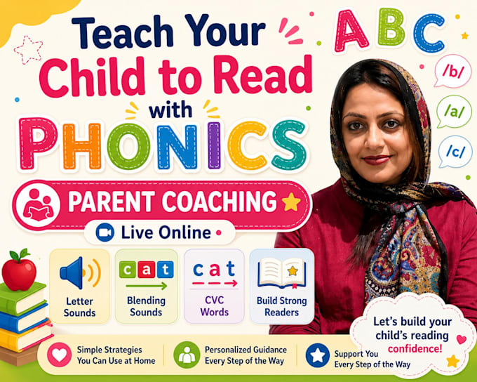 teach parents teach their child to read with phonics