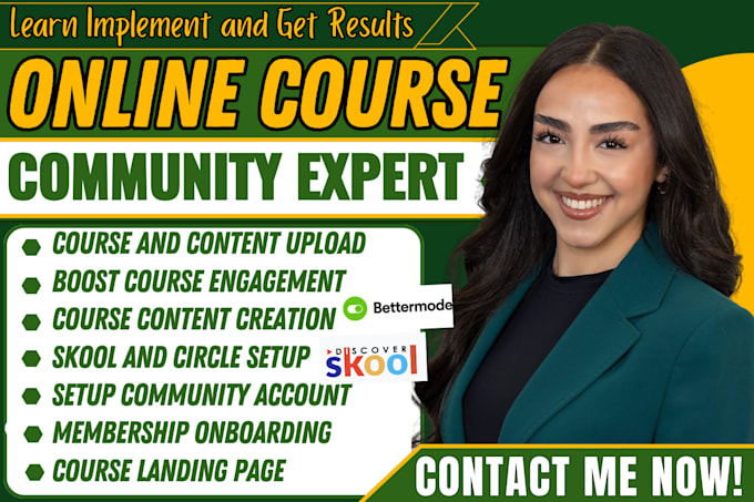 skool community skool setup online community online course skool course creation