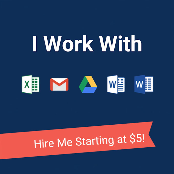 do data entry excel work and email management as your virtual assistant