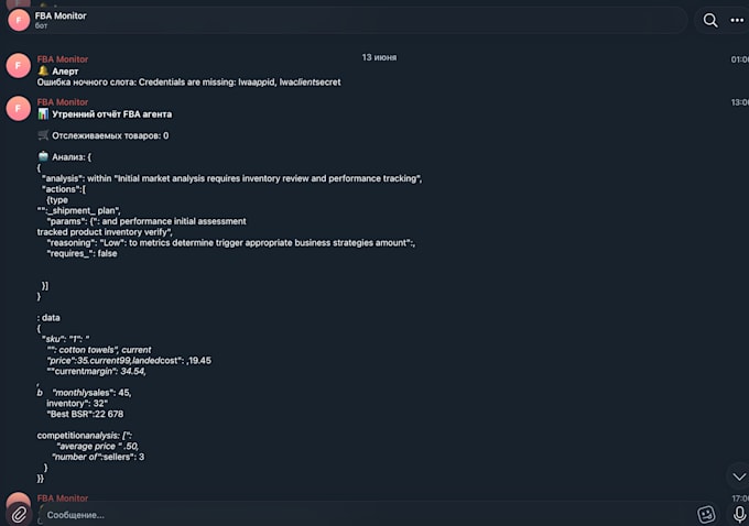 create a telegram bot or automate your business tasks