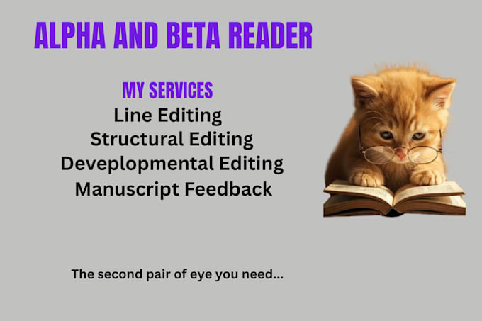 alpha read, beta read horror, thriller and fiction