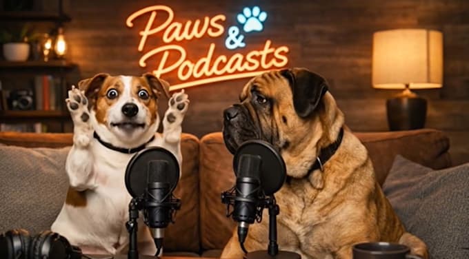 create viral talking animal video, ai taking dog, ai funny object videos