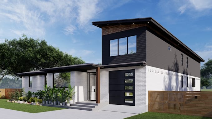 do 3d models rendering and 3d walkthrough