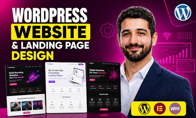 create high converting wordpress landing page design or elementor landing page