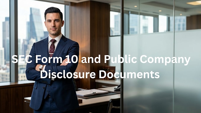 prepare sec form 10 and public company disclosure documents
