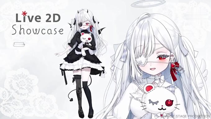 design and rig live 2d vtuber model 2d vtuber model vtuber rigging live2d vtuber