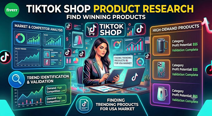 do tiktok shop product research and competitor analysis