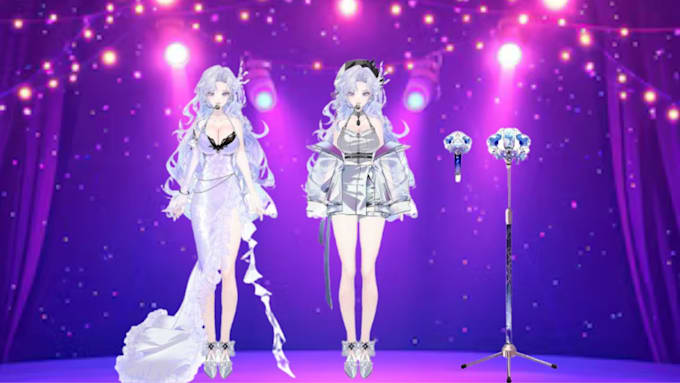 create live2d vtuber, vtuber model, rigging, vtuber studio, anime and pngtuber