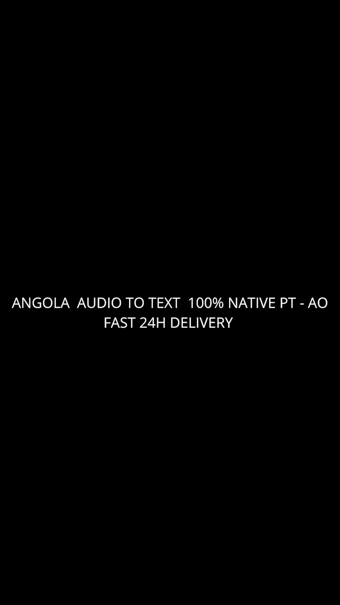 transcribe portuguese angola audio to text