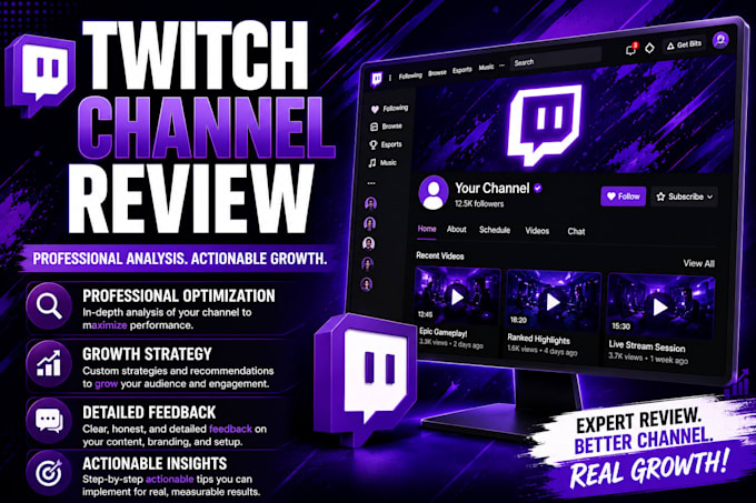 professionally promote your twitch channel