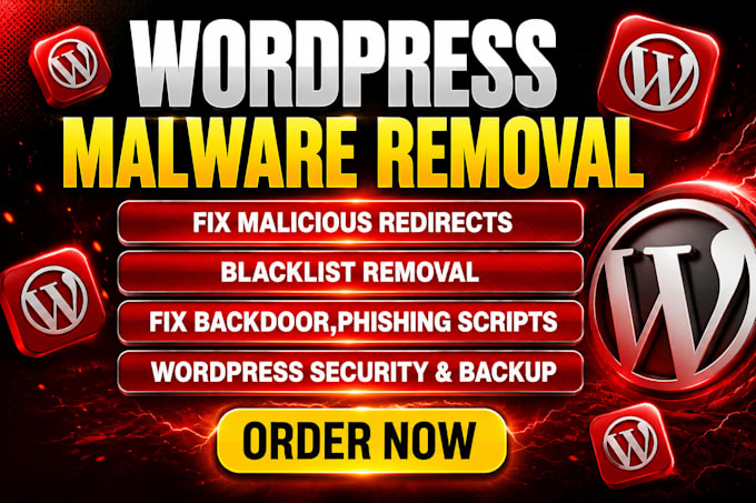 wordpress malware removal, fix hacked wordpress website, wordpress security