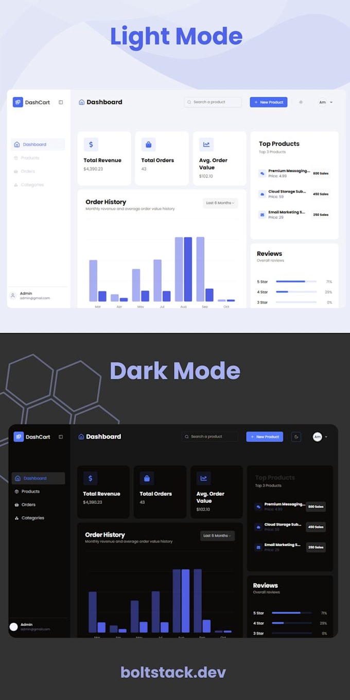 develop dark and light mode for mobile apps