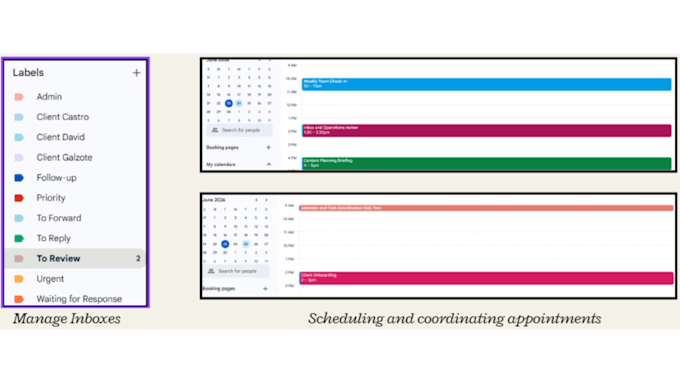 manage your email inbox and calendar