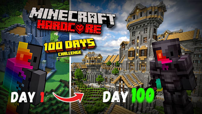 create professional minecraft youtube thumbnails