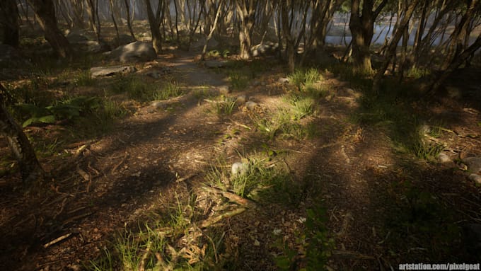 build realistic forest and outdoor environments in ue5