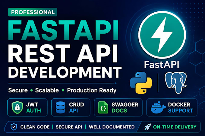build a secure fastapi rest API with jwt authentication