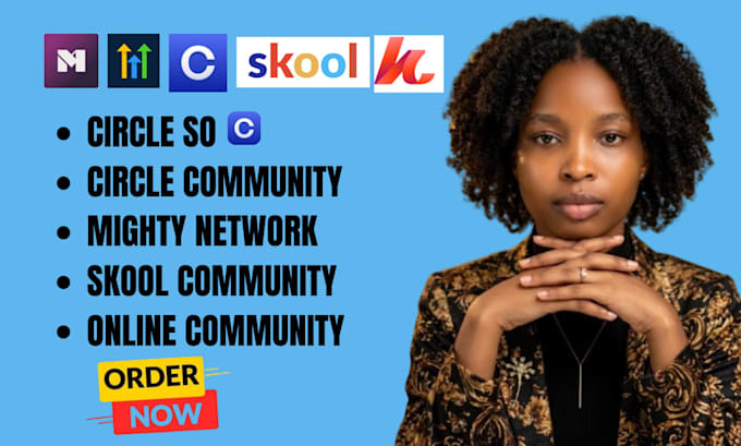 setup circle community, online course, membership site