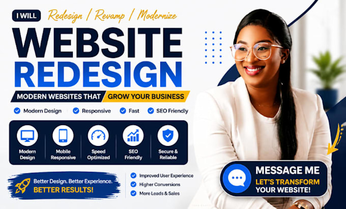 redesign website, revamp website, modern website redesign for business growth