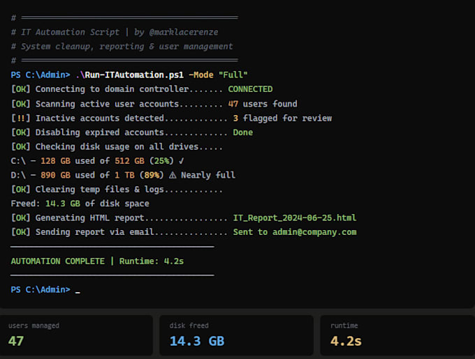 automate your windows IT tasks with powershell and python