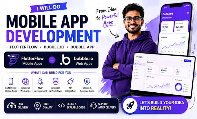 do mobile app development flutter flow app developement bubble io bubble app