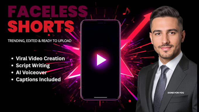create trending faceless youtube shorts ready to upload