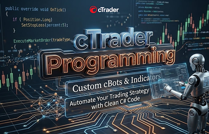 build custom ctrader cbots and indicators