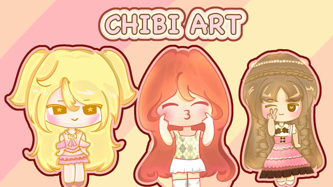 draw a cute custom chibi character