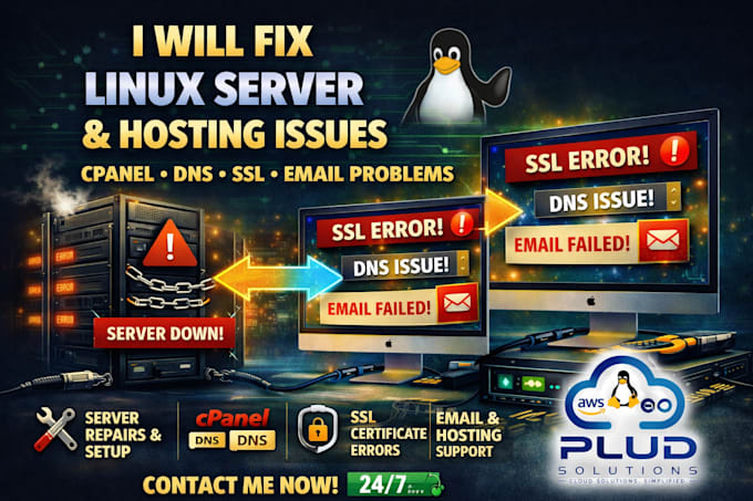 fix aws, cpanel web hosting issues