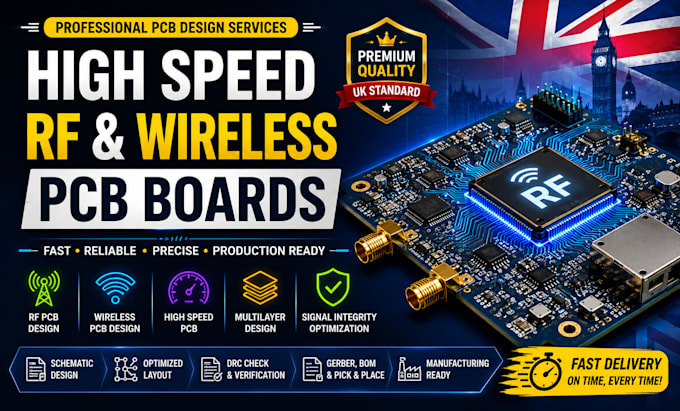 design high speed rf and wireless pcb boards