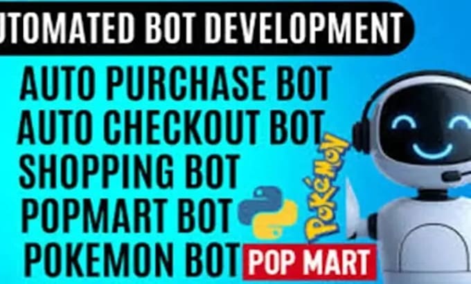 do checkout bot, pop mart bot, auto buying bot, pokemon card bot, purchase bot