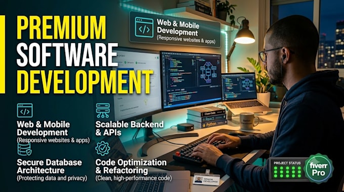 create modern landing page design