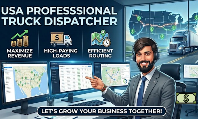 provide professional truck dispatching services in the USA