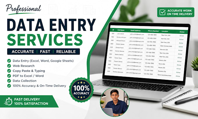 do expert data entry and lead generation
