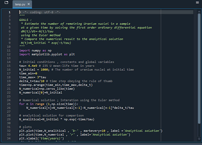develop python scripts and automation solutions