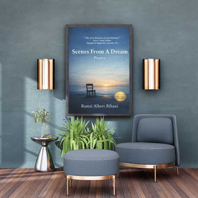 create a professional cinematic book trailer video