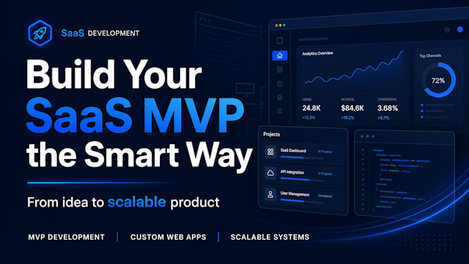 build your saas mvp or custom web application