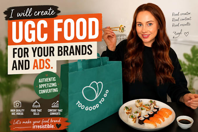 create ugc food videos that convert